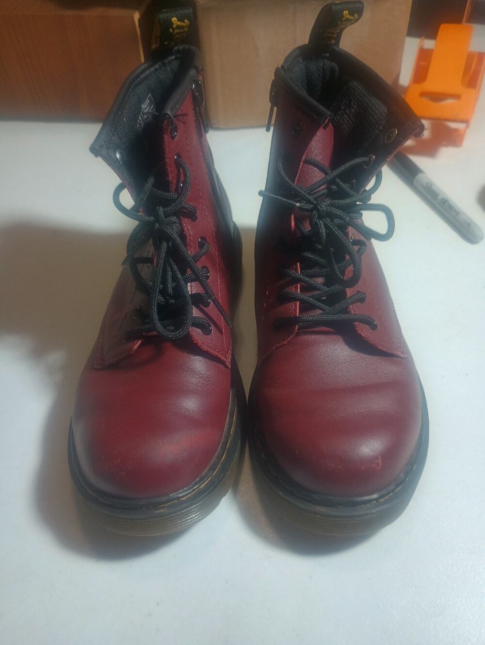 Dr Martens boots size Us 3 (2UK) 1460 Junior Red